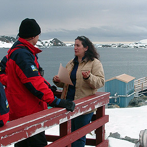 Guide at Palmer Station