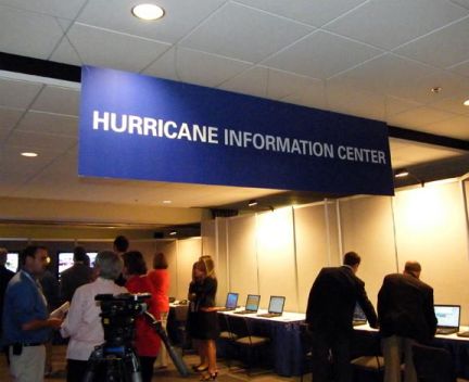 Hurricane Info Room at the RNC