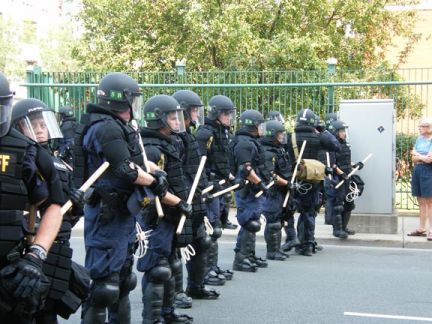 Crowd Control at the 
RNC
