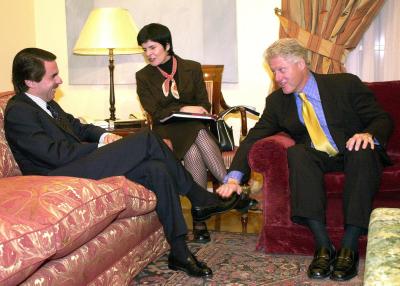 Bill Clinton In Madrid