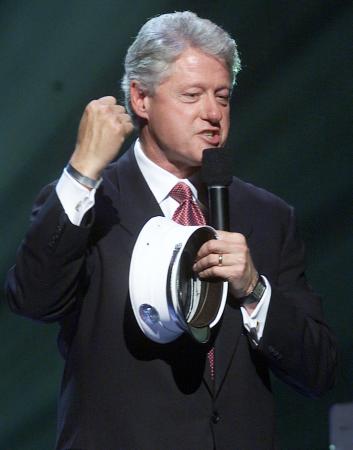 Bill Clinton At The VH1 'Concert For NYC'