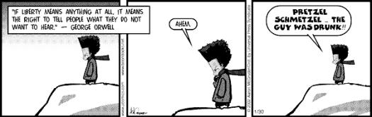 Aaron McGruder's 'Boondocks' - The Best Comic Strip Today