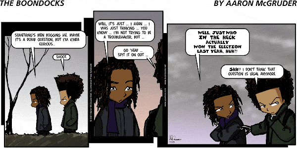 Aaron McGruder's ''Boondocks'' - The Best Comic Strip Today