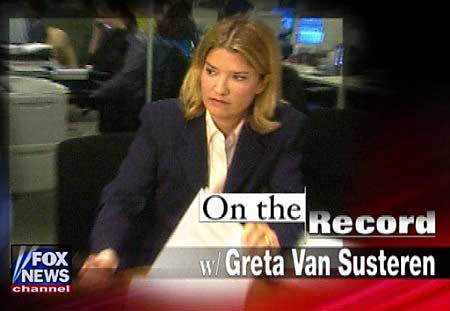 Greta Van Susteren is shown in this undated frame grab from video