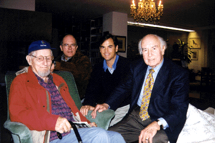 Dr. John Lilly, Rudy Vogt, Phil Bailey & Dr. Albert Hoffmann