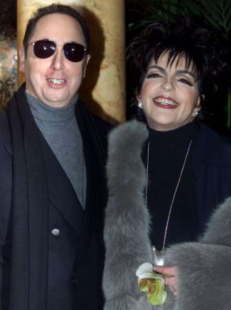 David Gest & Liza Minnelli, January 24, 2002. Photo by Ian Waldie
