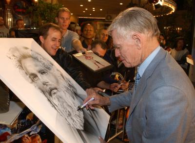 Moses & Chuck At The 'Harry Potter' Premiere