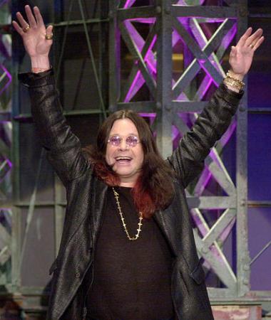 Ozzy Osborne makes an unannounced appearance during the taping of 'The Tonight Show'. Photo by E.J. Flynn