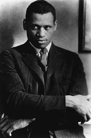 Actor Paul Robeson is seen at Madame St. Georges studio in London in this 1925 file photo, while he was performing in Eugene O'Neill's 'The Emperor Jones' in London's Ambasssador Theater that year. Robeson was honored at the north London home where he lived from 1929 to 1930. Singer Cleo Laine unveiled a blue plaque from the preservation group English Heritage on Thursday, Oct. 10, 2002, which has been attached to the house in Branch Hill, Hampstead. Photo Courtesy Paul Robeson Jr.