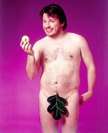 Stand up comedian Richard Herring dons a giant oak leaf in this publicity shot for his Edinburgh Fringe Festival show ''Talking Cock''