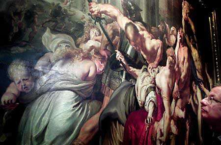 Rubens painting 'The Massacre of the Innocents'. Photo by Kieran Doherty