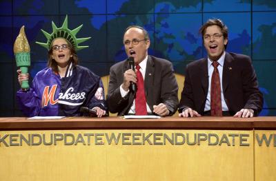 Tina Fey, Rudy Guiliani & Jimmy Fallon