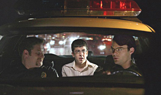 Slater (Bill Hader superbad cops. Slater (Bill Hader
