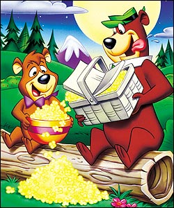 yogi bear cartoon icon